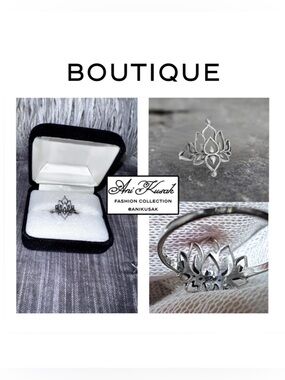 925 Sterling Silver Lotus Ring Size 6.5 (Open To Reasonable Offers)